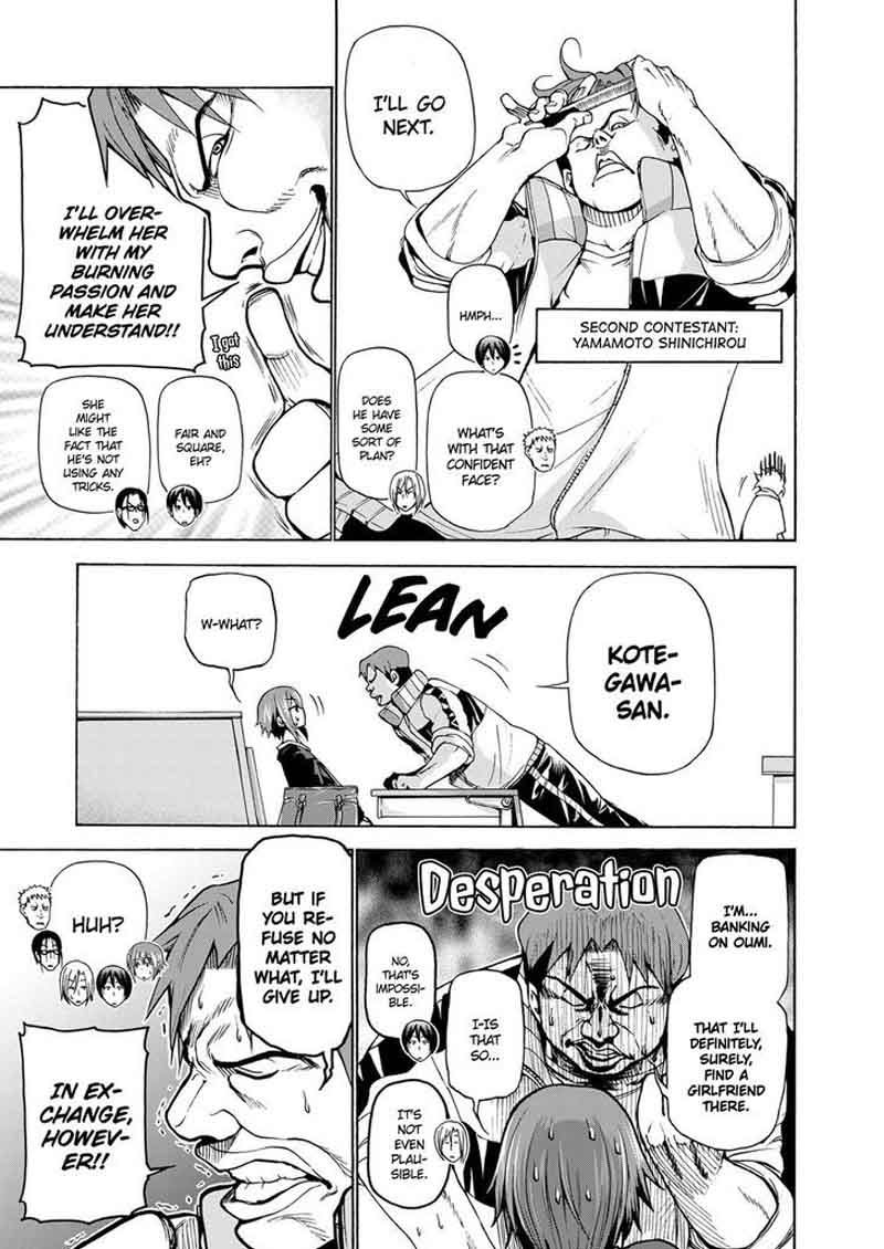 Grand Blue Manga Chapter 23 page 9 - The Ticket Contest scene