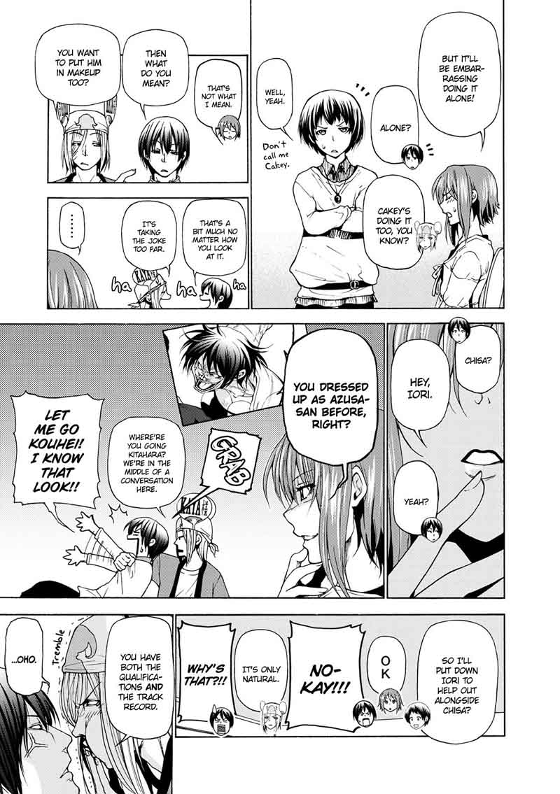 Grand Blue Manga Chapter 24 page 6 - First Time at the Women's University scene
