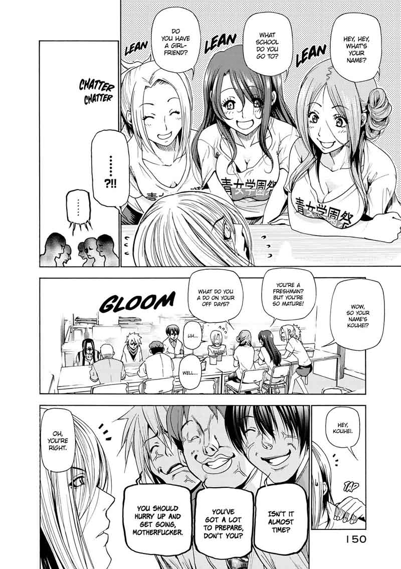 Grand Blue Manga Chapter 25 page 25 - At the Women's University Again scene