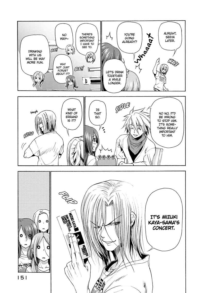Grand Blue Manga Chapter 25 page 26 - At the Women's University Again scene
