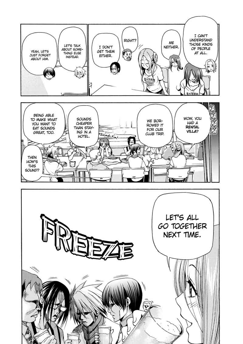Grand Blue Manga Chapter 25 page 30 - At the Women's University Again scene
