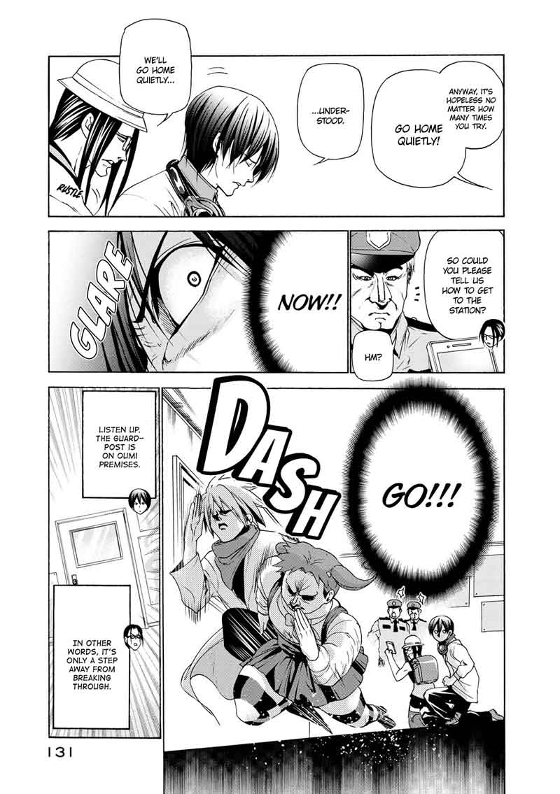 Grand Blue Manga Chapter 25 page 6 - At the Women's University Again scene