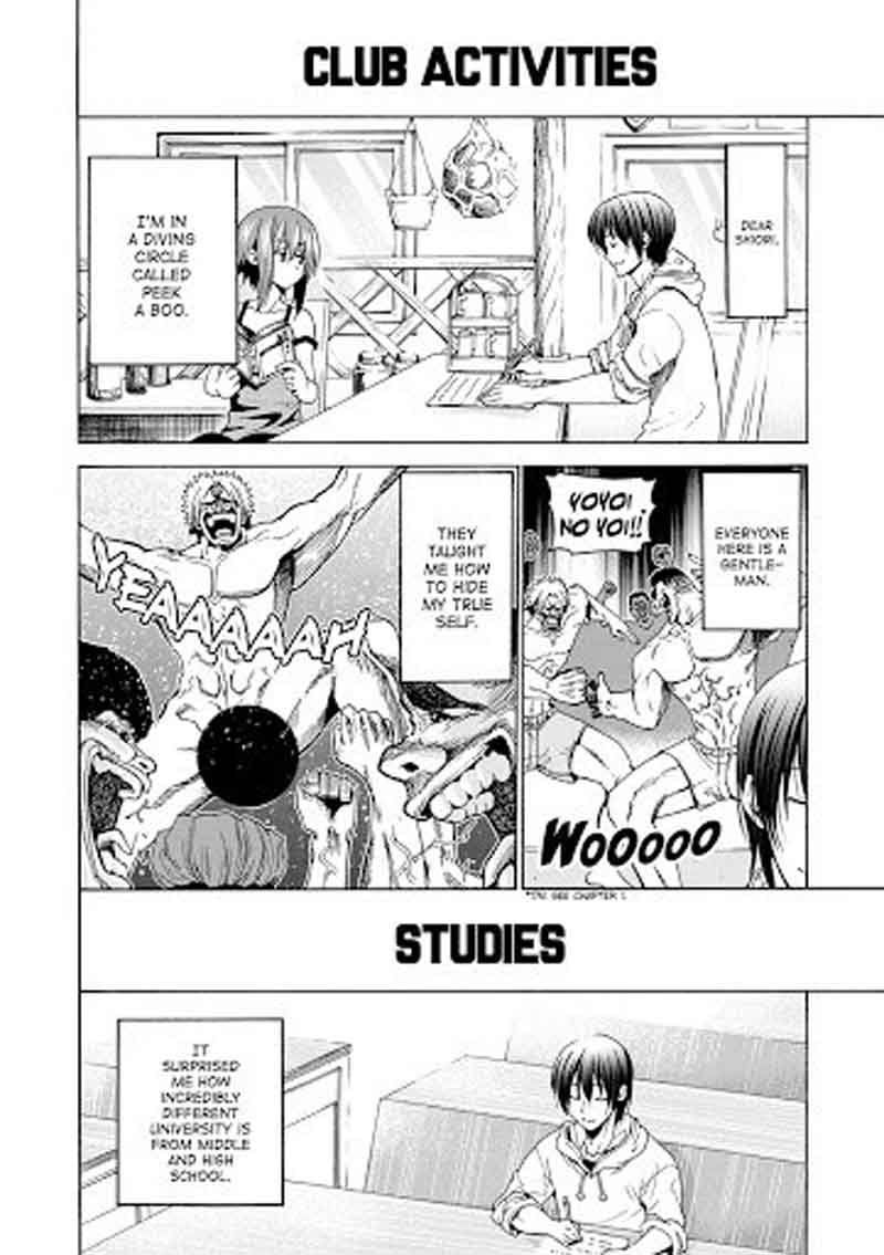 Grand Blue Manga Chapter 25 page 60 - At the Women's University Again scene