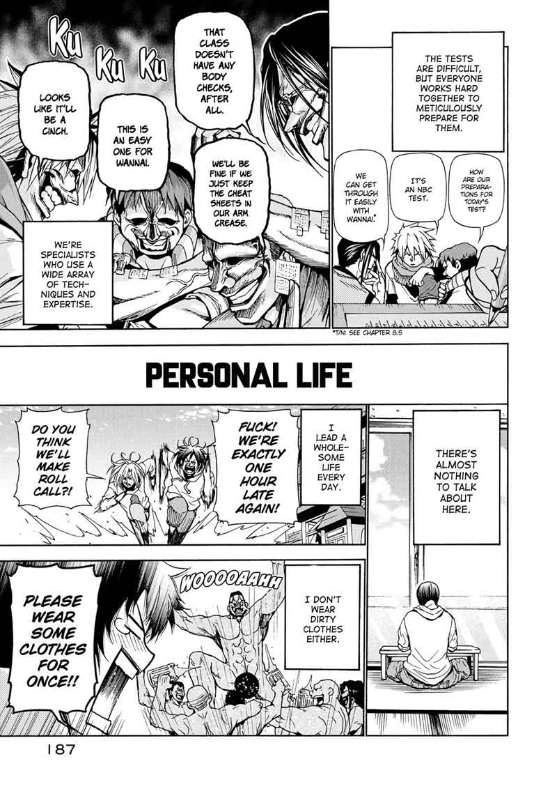 Grand Blue Manga Chapter 25 page 61 - At the Women's University Again scene