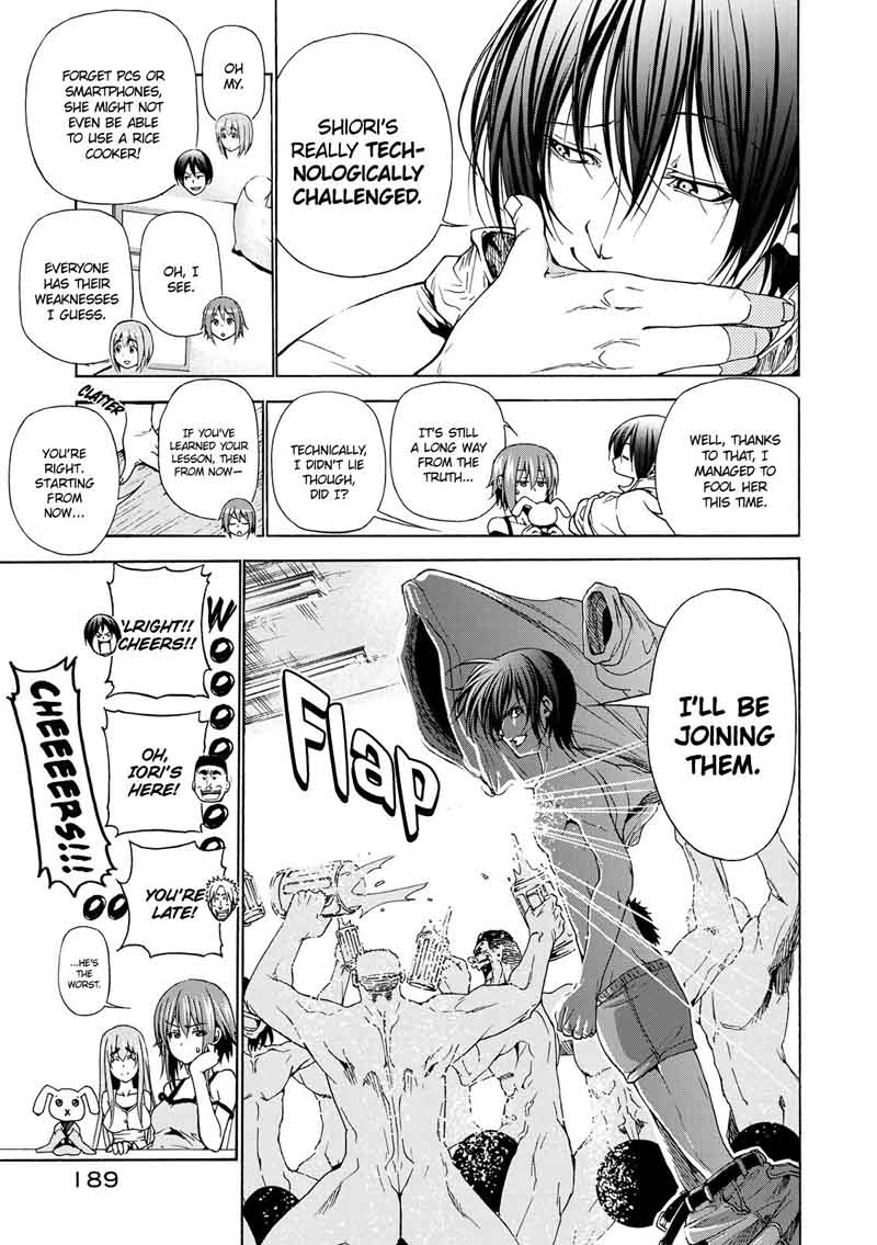 Grand Blue Manga Chapter 25 page 63 - At the Women's University Again scene