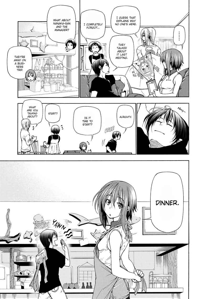 Grand Blue Manga Chapter 26 page 9 - Watching the House scene