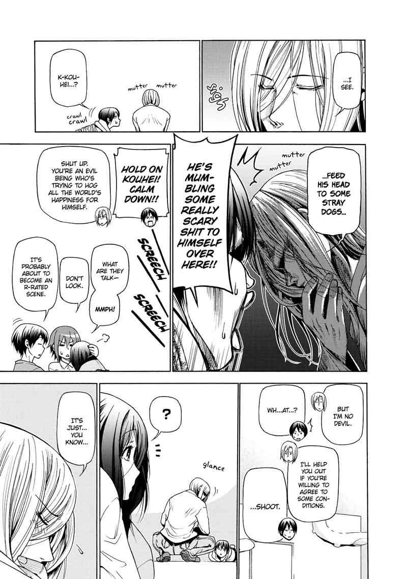 Grand Blue Manga Chapter 27 page 29 - Little Sister scene
