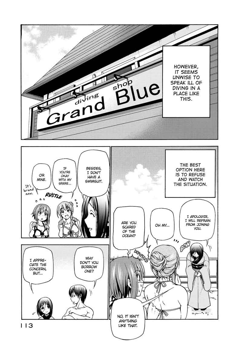 Grand Blue Manga Chapter 28 page 24 - Big Brother scene