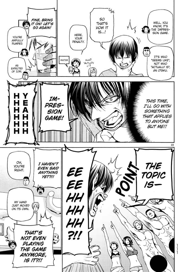 Grand Blue Manga Chapter 29 page 22 - The Impression Game scene