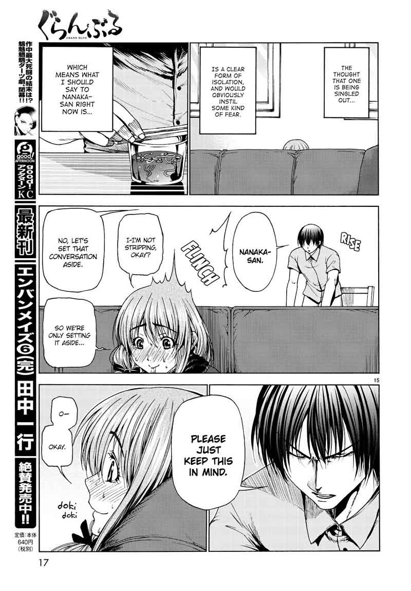 Grand Blue Manga Chapter 30 page 15 - I'm Not Stripping, Okay? scene