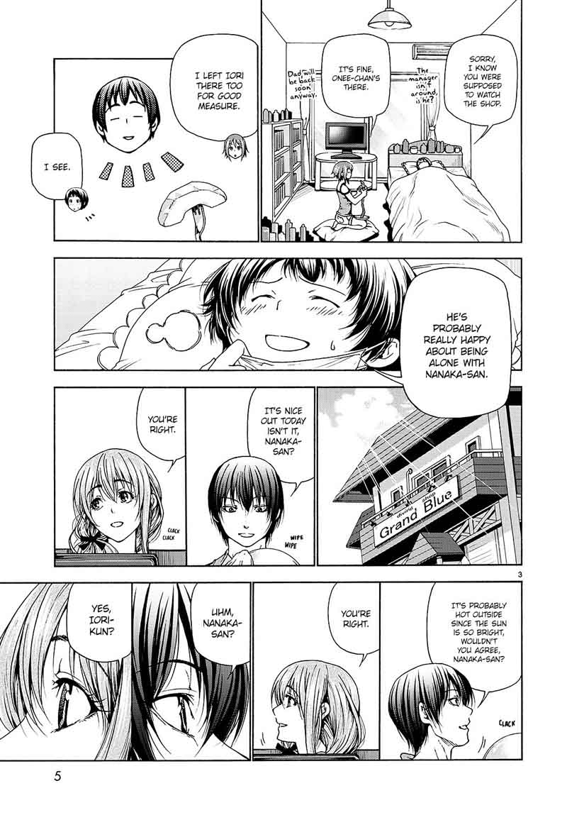 Grand Blue Manga Chapter 30 page 3 - I'm Not Stripping, Okay? scene