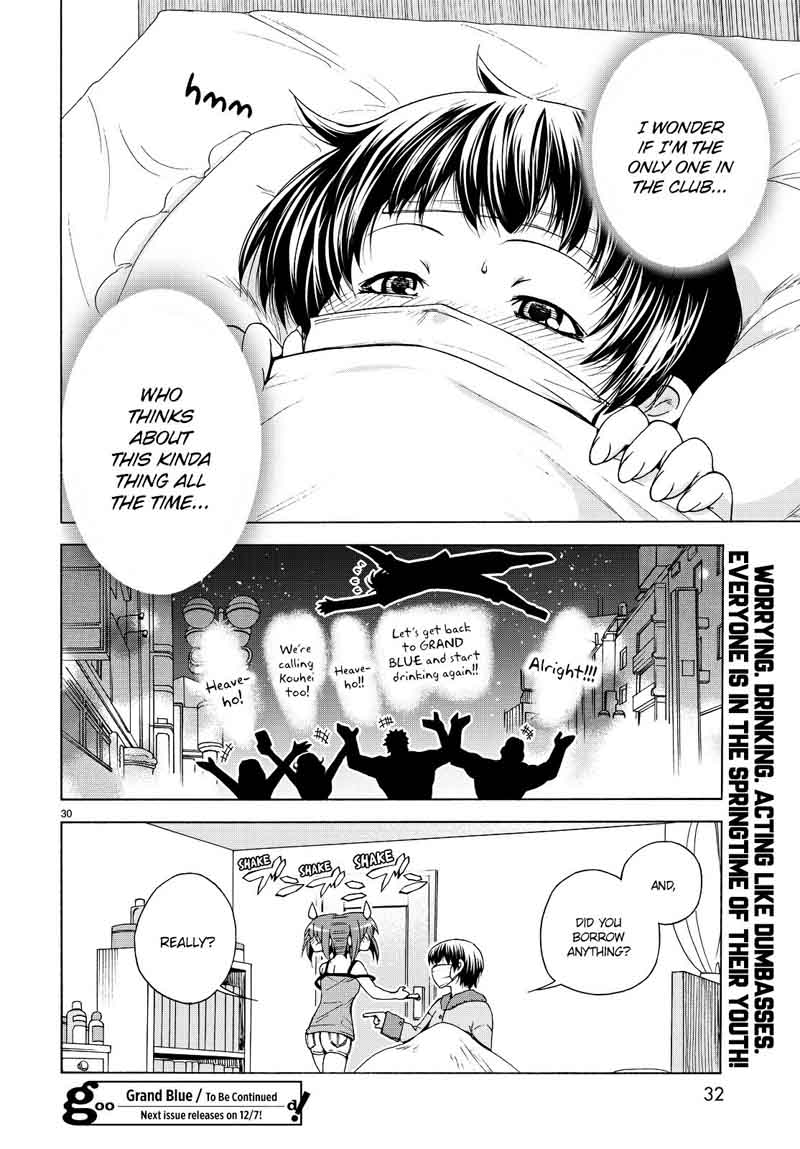 Grand Blue Manga Chapter 30 page 30 - I'm Not Stripping, Okay? scene