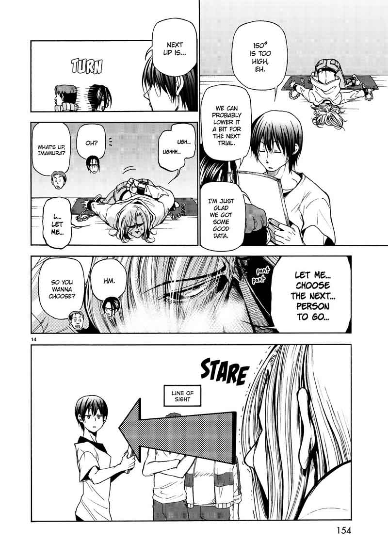 Grand Blue Manga Chapter 32 page 14 - The Charpy Impact Test scene