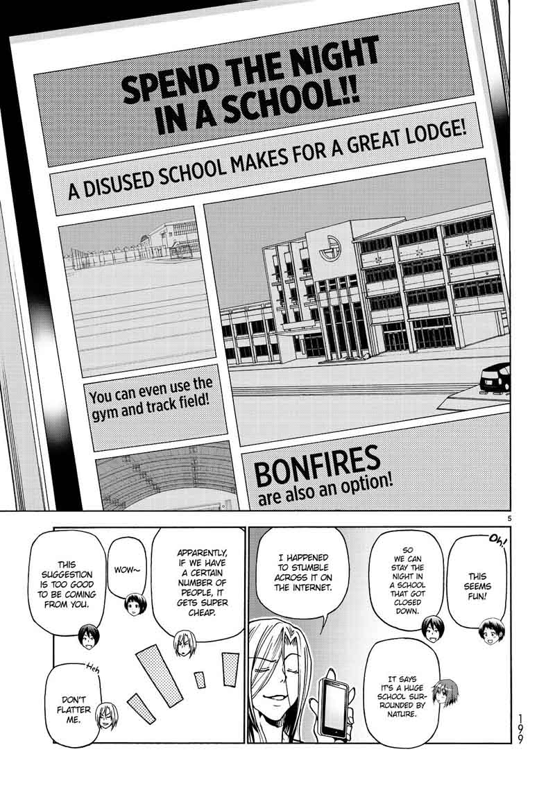 Grand Blue Manga Chapter 33 page 5 - School Camping For Adults scene