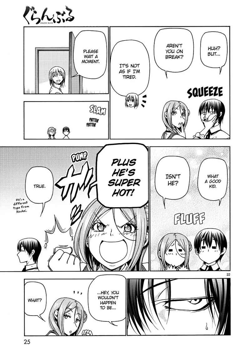 Grand Blue Manga Chapter 34 page 23 - Coworkers scene
