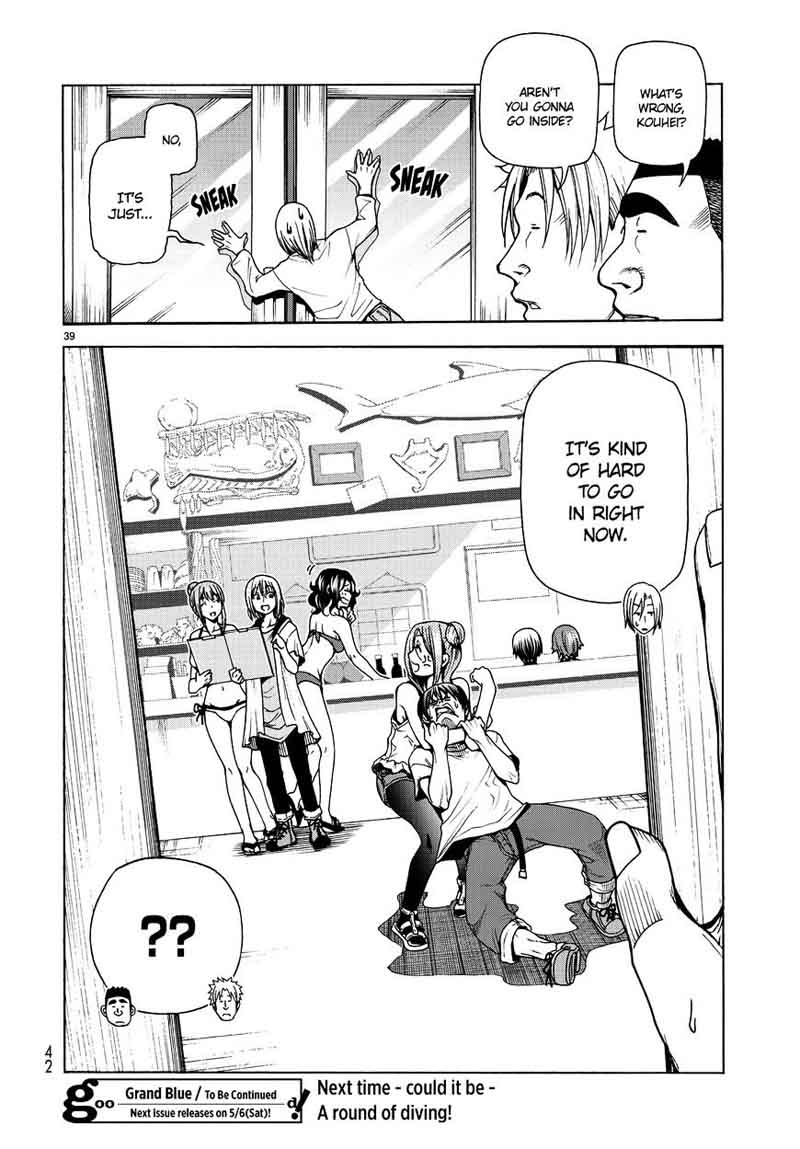 Grand Blue Manga Chapter 34 page 40 - Coworkers scene