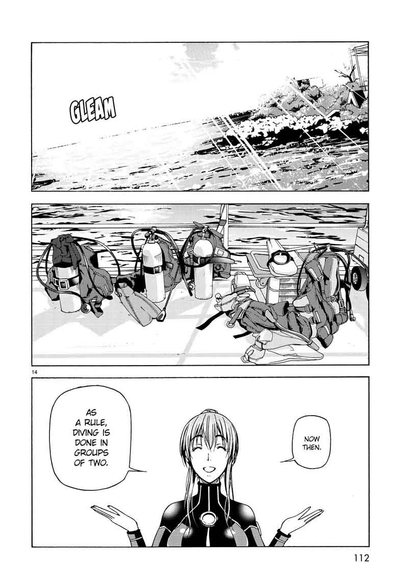 Grand Blue Manga Chapter 35 page 14 - Liked by Otoya-kun scene