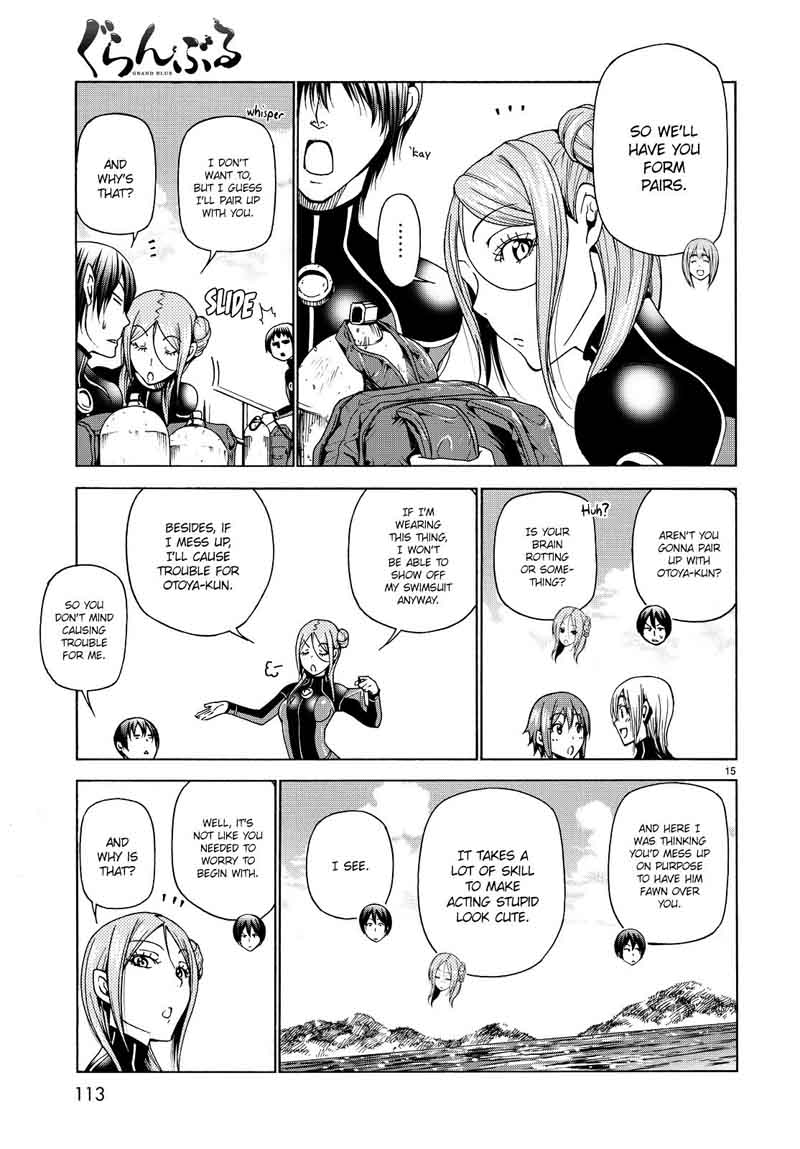 Grand Blue Manga Chapter 35 page 15 - Liked by Otoya-kun scene