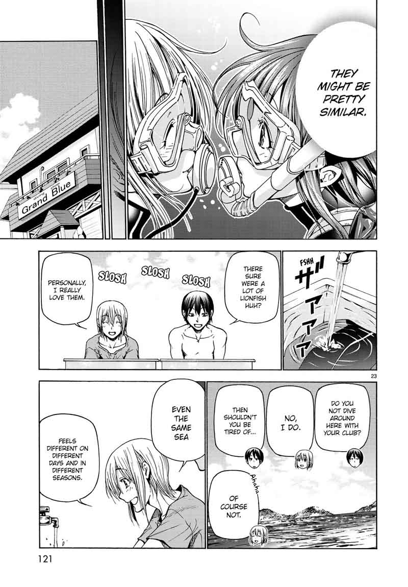 Grand Blue Manga Chapter 35 page 23 - Liked by Otoya-kun scene