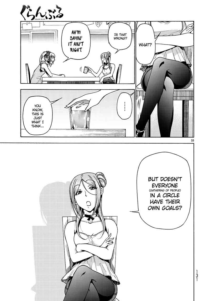 Grand Blue Manga Chapter 35 page 33 - Liked by Otoya-kun scene
