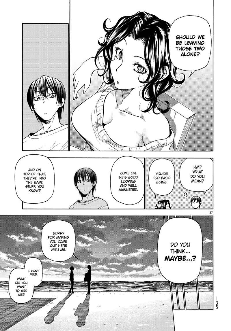 Grand Blue Manga Chapter 35 page 37 - Liked by Otoya-kun scene