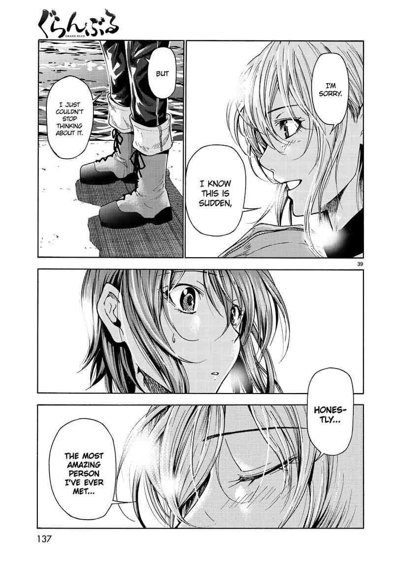Grand Blue Manga Chapter 35 page 39 - Liked by Otoya-kun scene