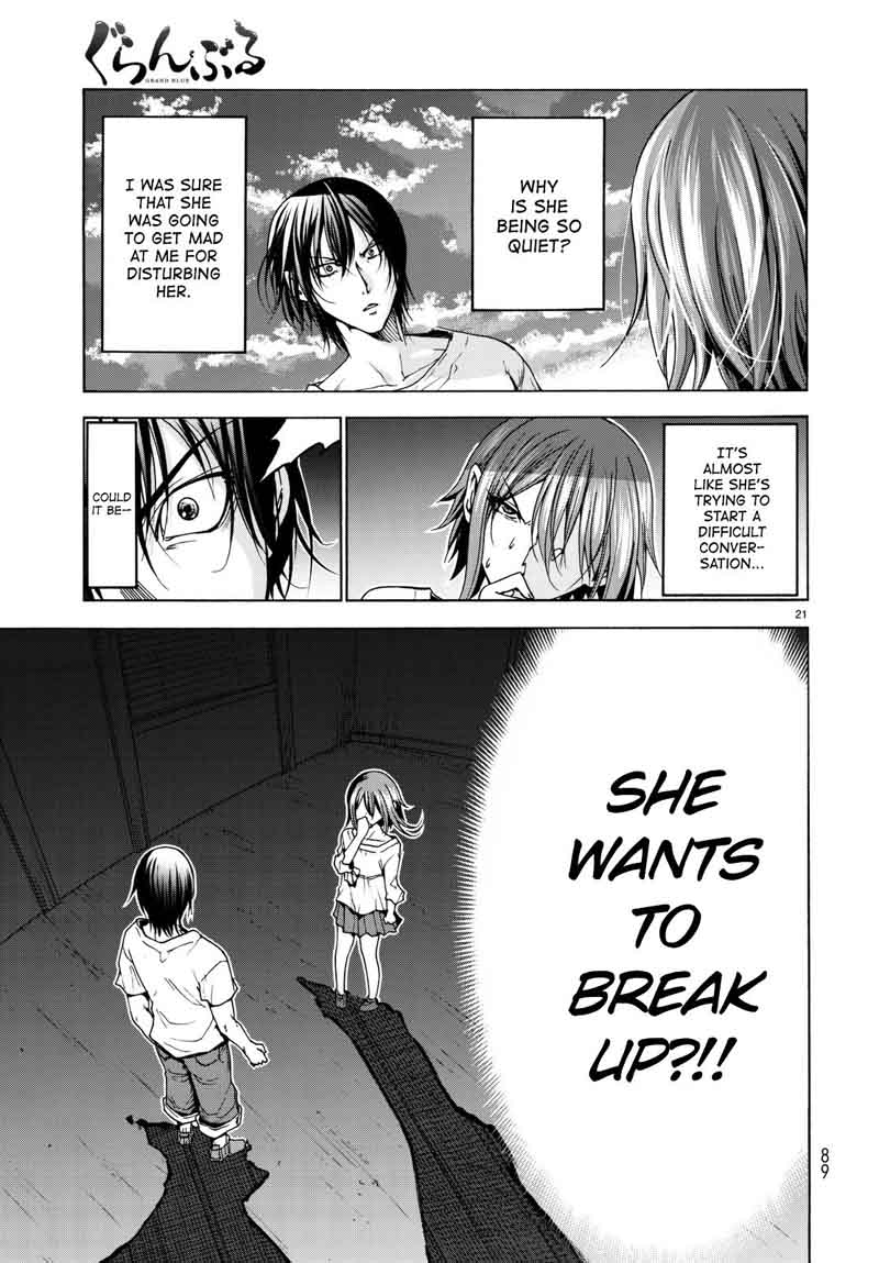 Grand Blue Manga Chapter 36 page 23 - That's Who You Like? scene