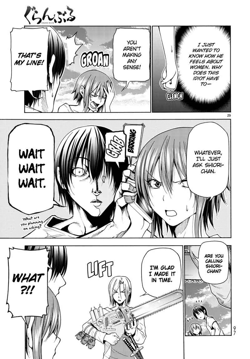 Grand Blue Manga Chapter 36 page 31 - That's Who You Like? scene