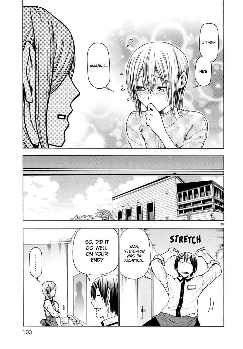 Grand Blue Manga Chapter 36 page 37 - That's Who You Like? scene