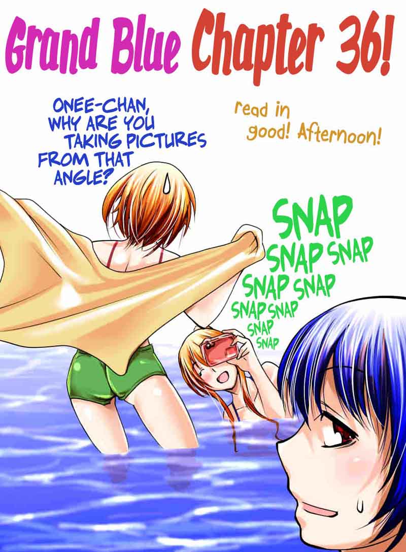 Grand Blue Manga Chapter 36 page 39 - That's Who You Like? scene