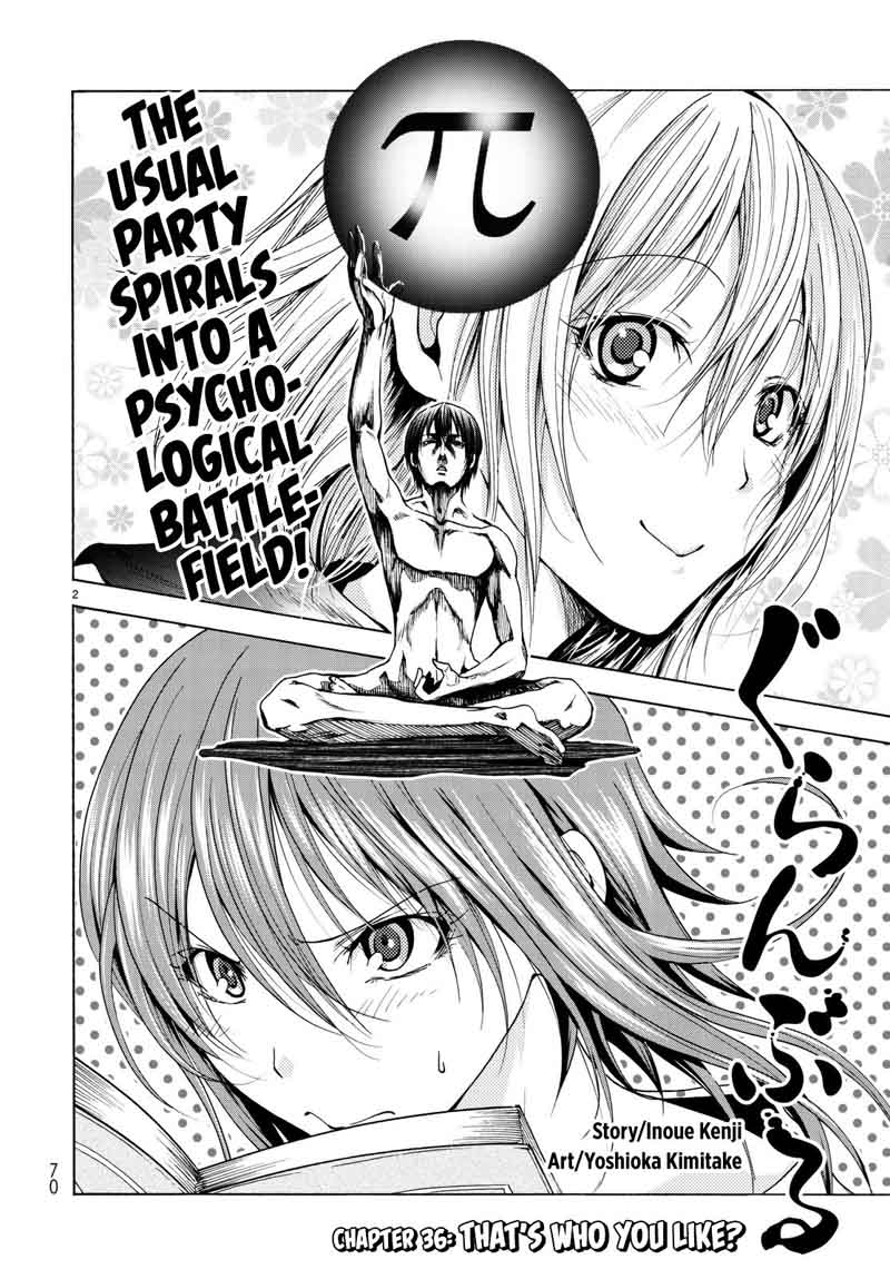 Grand Blue Manga Chapter 36 page 4 - That's Who You Like? scene