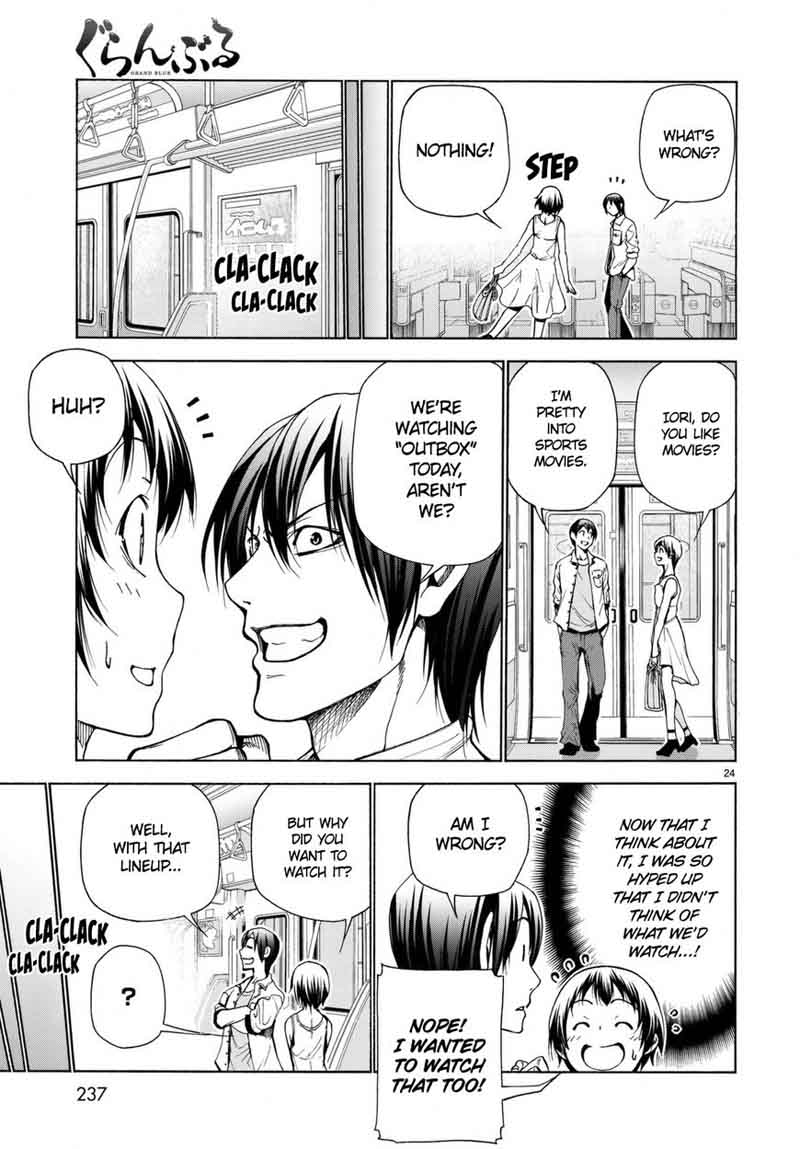Grand Blue Manga Chapter 38 page 25 - Movie Date scene