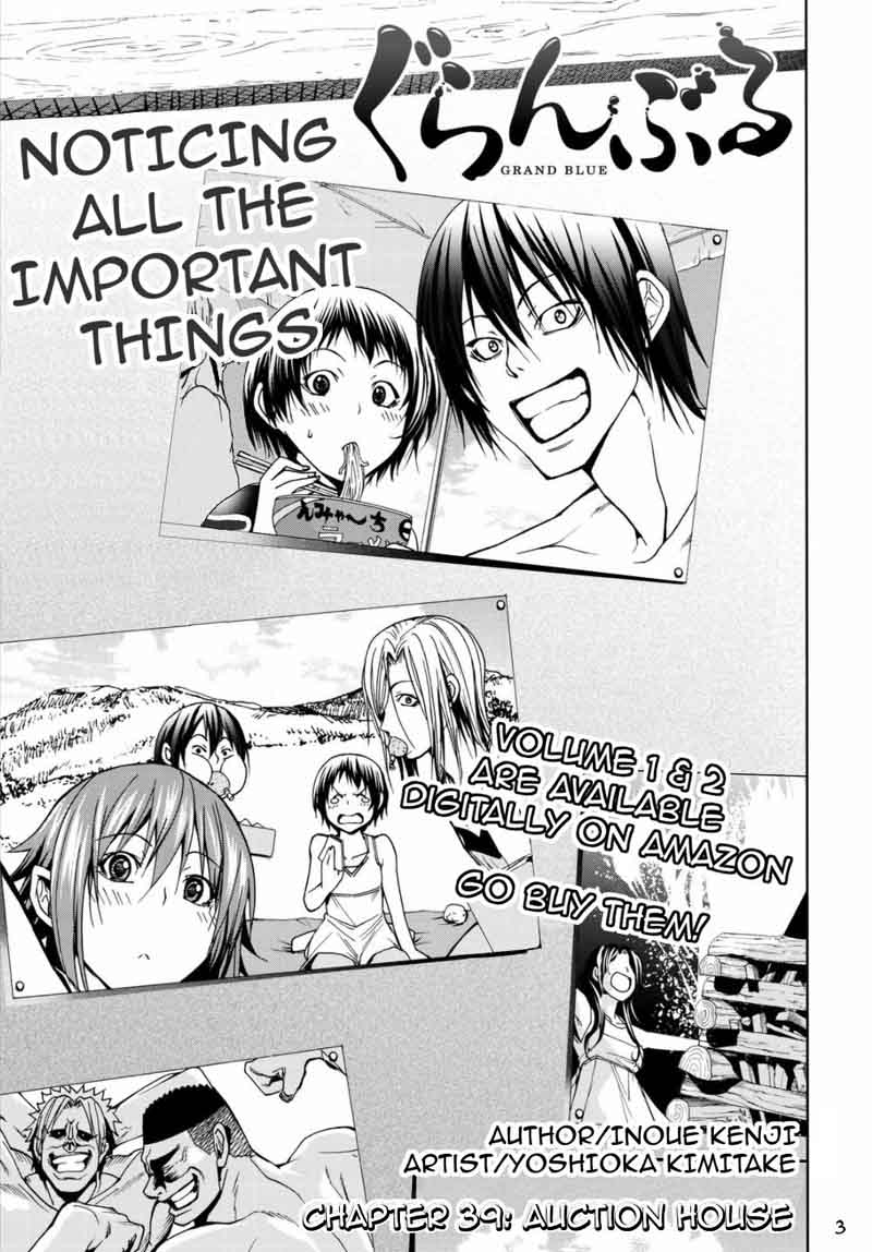 Grand Blue Manga Chapter 39 page 3 - Auction House scene