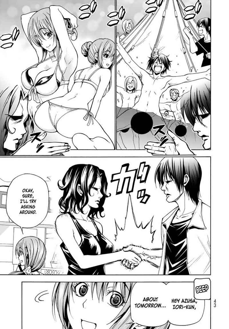 Grand Blue Manga Chapter 41 page 43 - Let's Go to the Uninhabited Island! scene