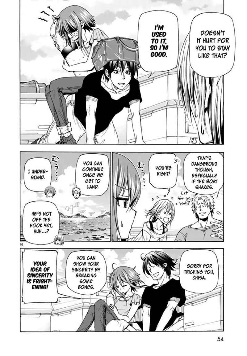 Grand Blue Manga Chapter 41 page 54 - Let's Go to the Uninhabited Island! scene