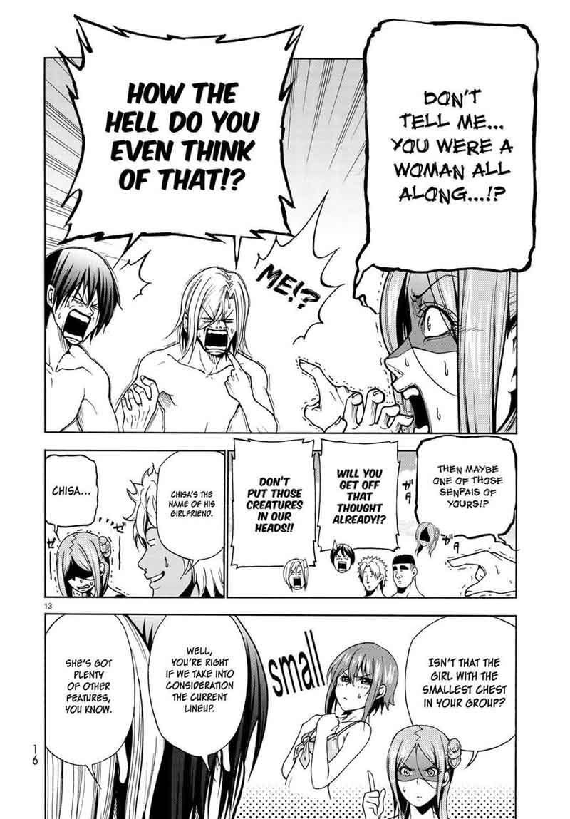 Grand Blue Manga Chapter 42 page 15 - Let's Have A Blast on the Uninhabited Island! scene