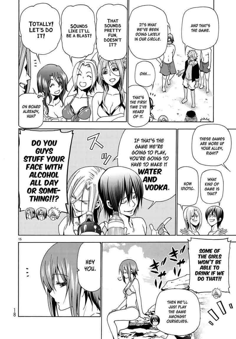 Grand Blue Manga Chapter 42 page 17 - Let's Have A Blast on the Uninhabited Island! scene