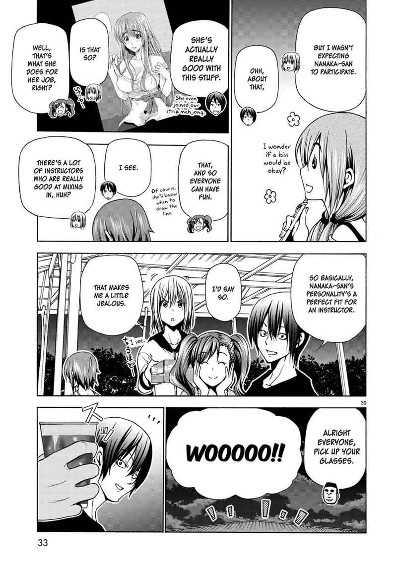Grand Blue Manga Chapter 42 page 32 - Let's Have A Blast on the Uninhabited Island! scene