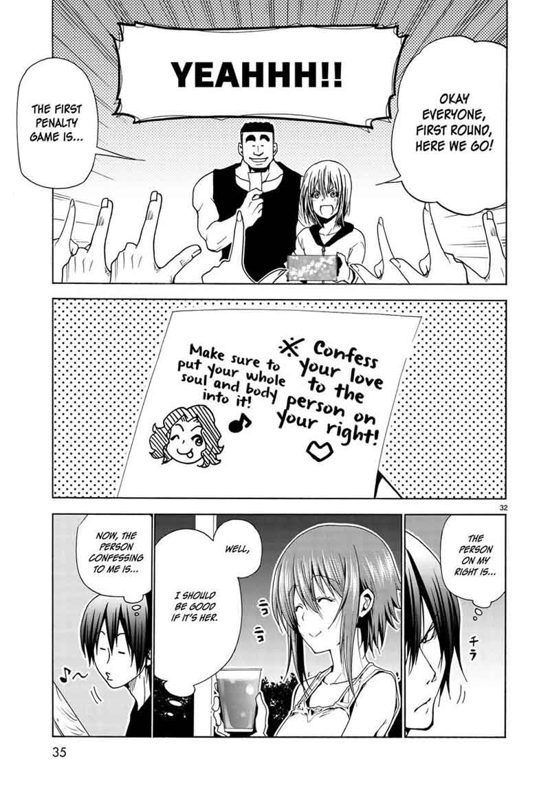 Grand Blue Manga Chapter 42 page 34 - Let's Have A Blast on the Uninhabited Island! scene