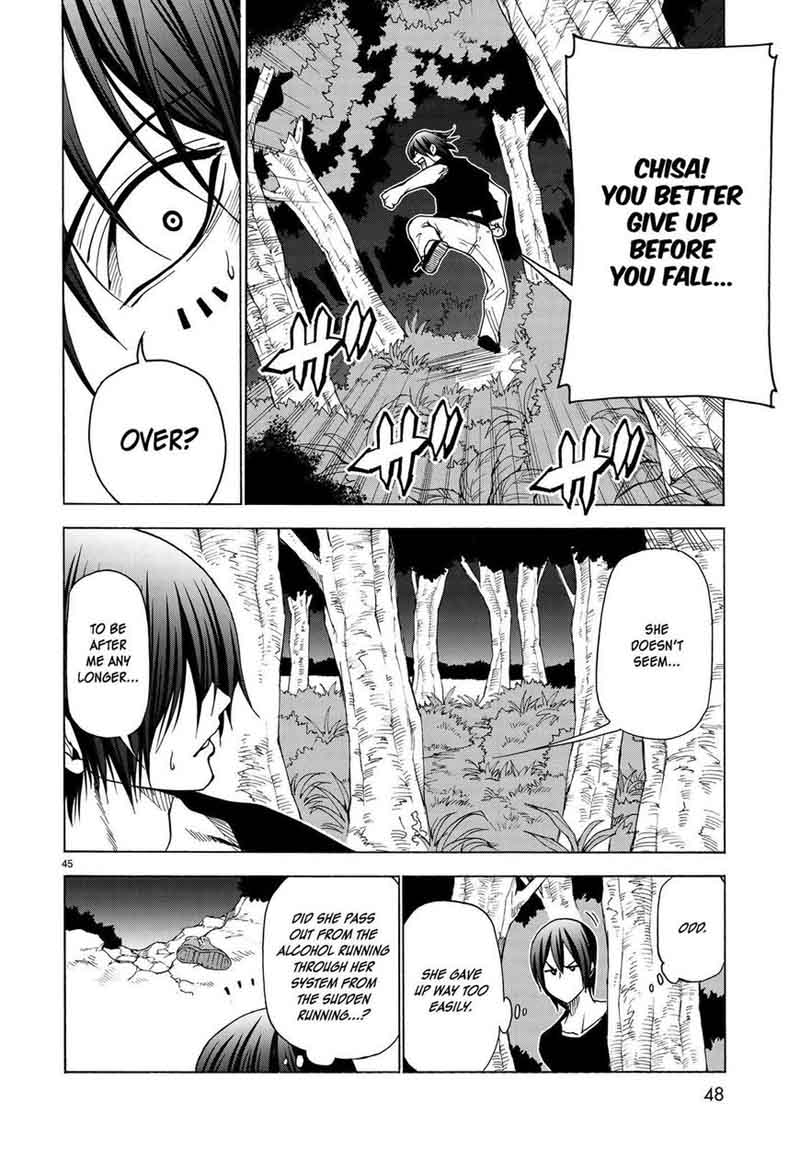 Grand Blue Manga Chapter 42 page 47 - Let's Have A Blast on the Uninhabited Island! scene