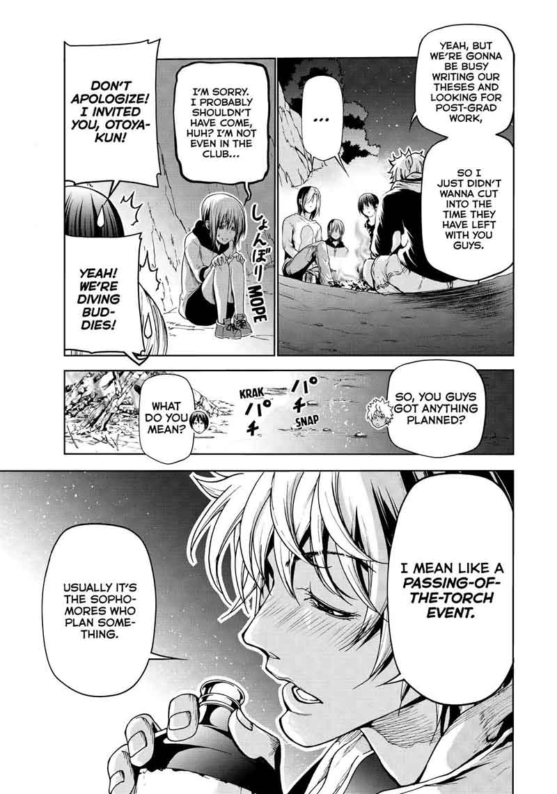 Grand Blue Manga Chapter 43 page 21 - Let's Survive on the Uninhabited Island! scene