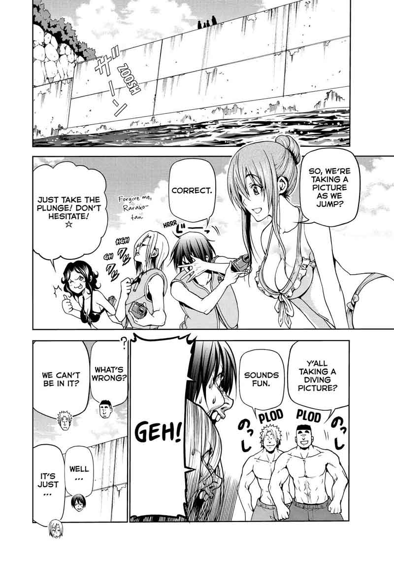 Grand Blue Manga Chapter 43 page 28 - Let's Survive on the Uninhabited Island! scene