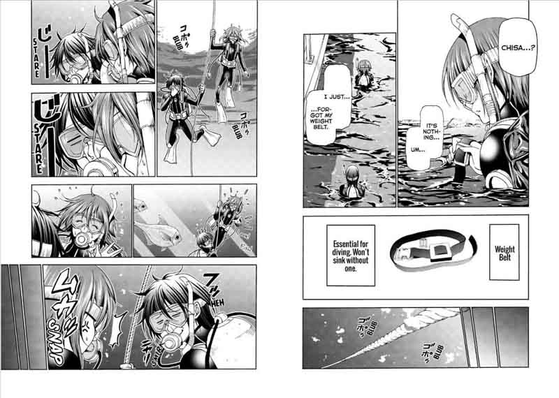 Grand Blue Manga Chapter 45 page 12 - Now We're Even scene