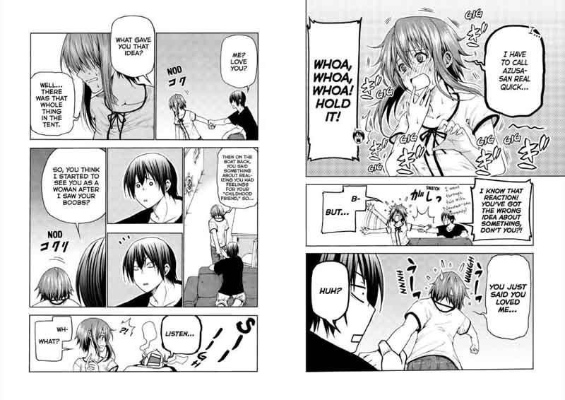 Grand Blue Manga Chapter 45 page 15 - Now We're Even scene