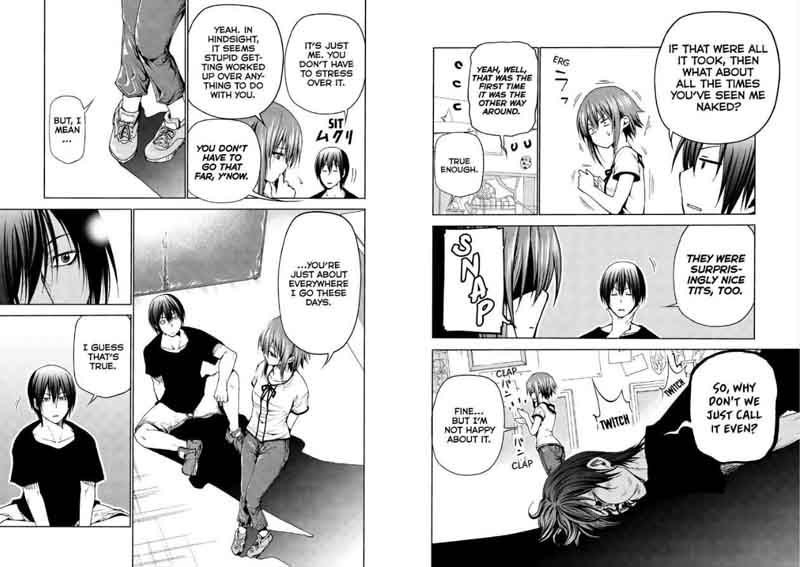 Grand Blue Manga Chapter 45 page 16 - Now We're Even scene
