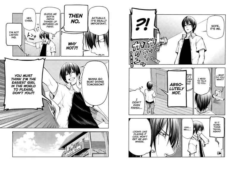 Grand Blue Manga Chapter 45 page 5 - Now We're Even scene