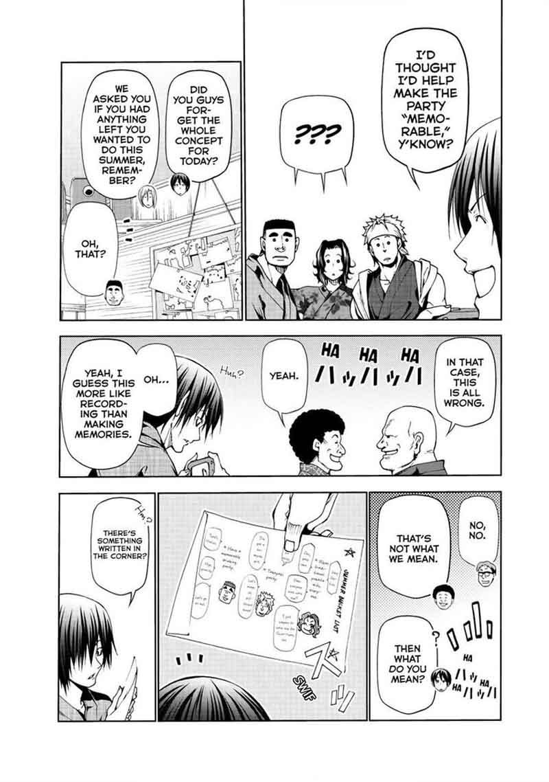 Grand Blue Manga Chapter 46 page 18 - Unfinished Business scene