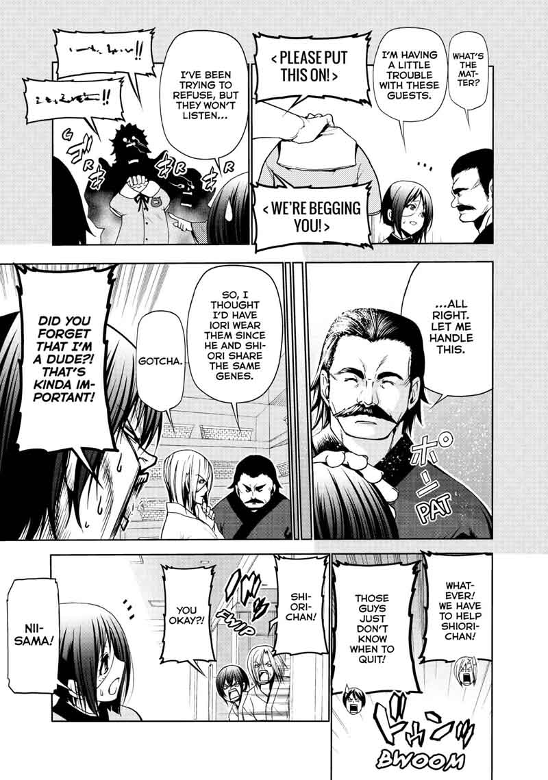 Grand Blue Manga Chapter 48 page 12 - Saving Private Passport scene