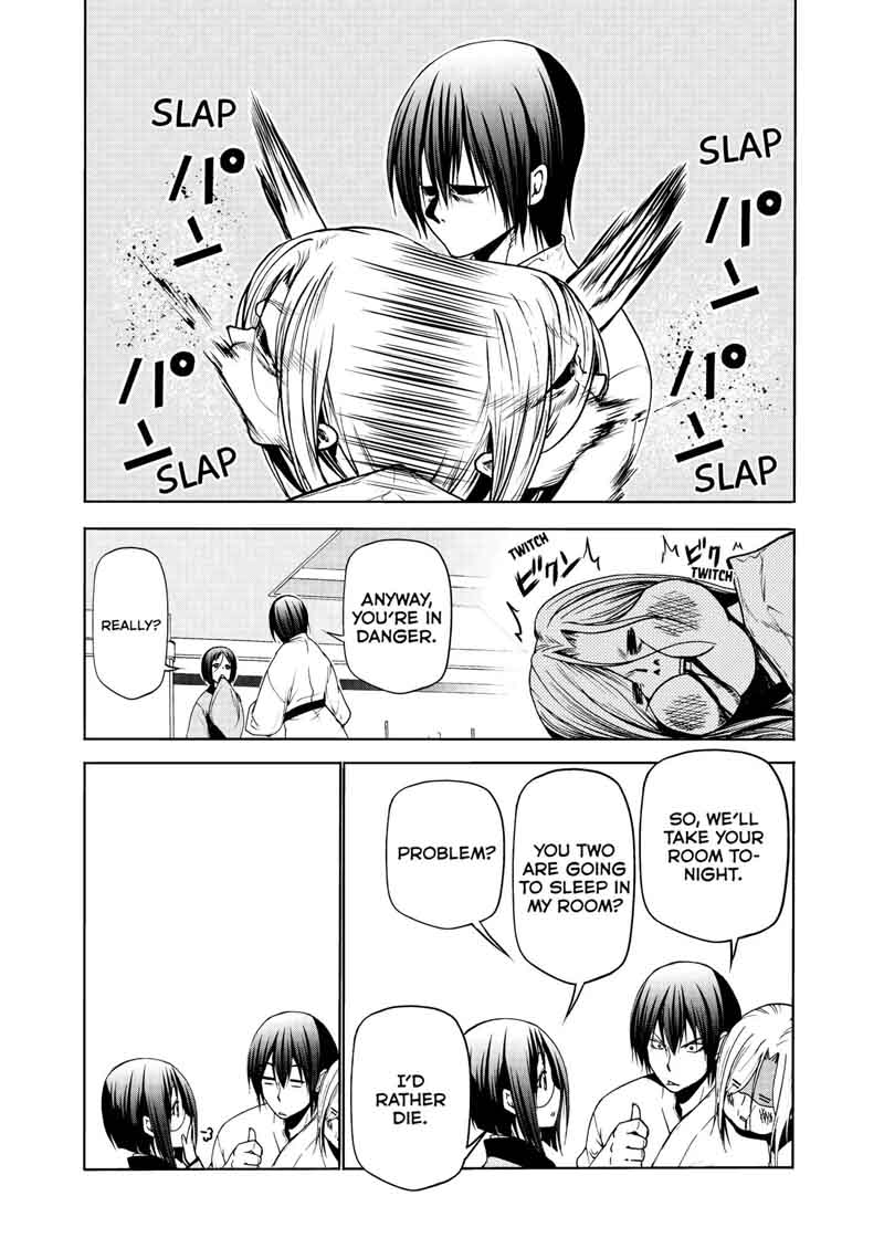 Grand Blue Manga Chapter 48 page 18 - Saving Private Passport scene