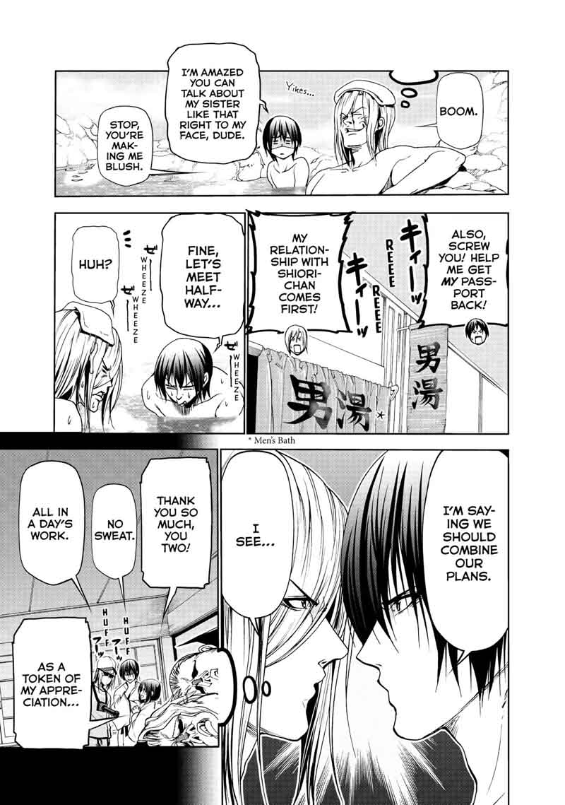 Grand Blue Manga Chapter 48 page 6 - Saving Private Passport scene